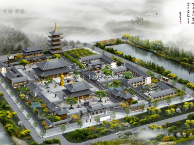 义乌寺庙建筑总体规划方案