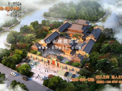 义乌天福寺重建规划效果图